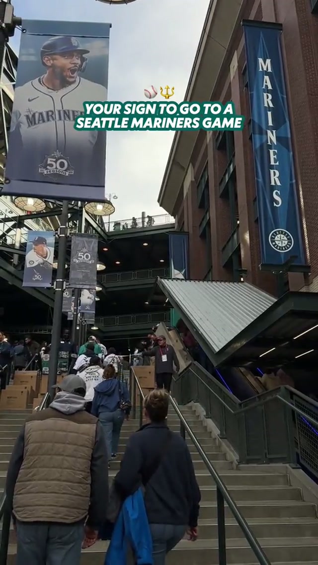 We’ll see YOU at T-Mobile Park 🫵 #mariners #mlb #seattle #baseball #tmobilepark 
