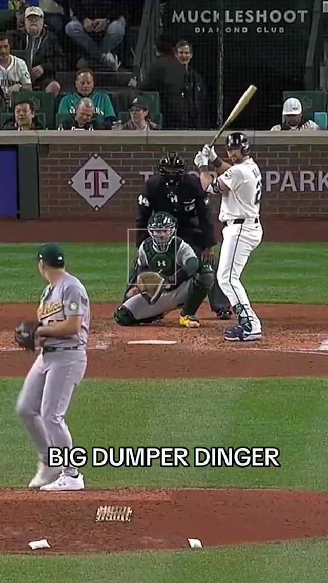 Back-to-back games with a Big Dumper home run 😤 #mariners #homerun #mlb #calraleigh #bigdumper 