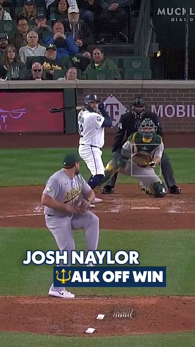 THAT’S OUR GUY!!!! #walkoff #MLB #TridentsUp #Mariners 