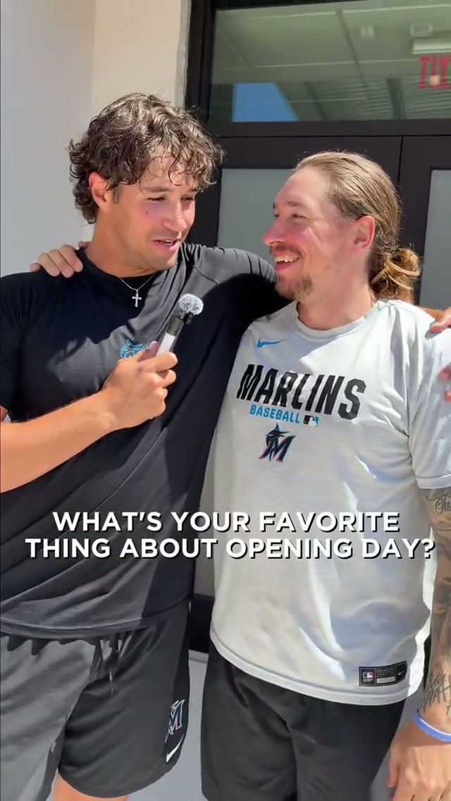 Our favorite part about Opening Day is that it’s only two days away 🥲🙌 #openingday #mlb #marlins 