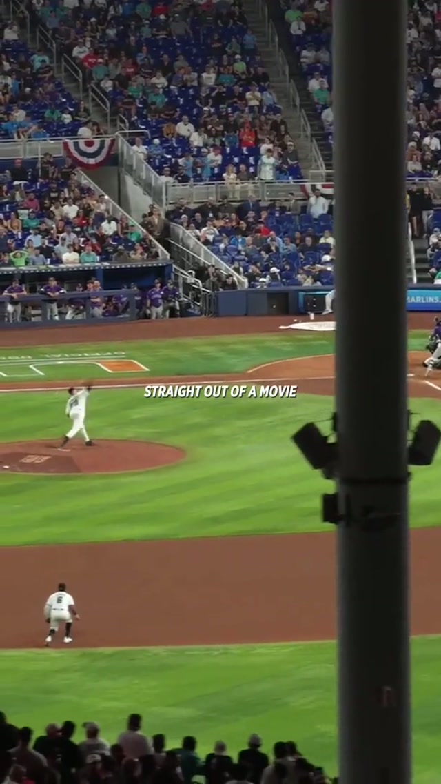 Oh Pete Fairbanks, the man you are 😮‍💨 
#OpeningDay #mlb #marlins 