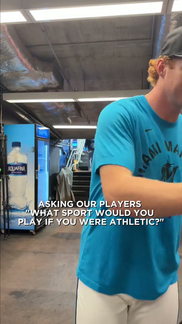 Surprised no one said ballet 🩰 🤷
#mlb #marlins #athlete 