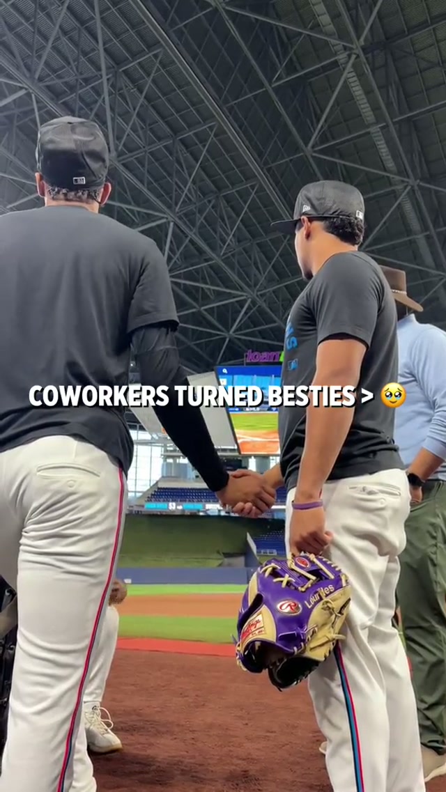 name something more wholesome than javi + eury 🫶
#mlb #marlins #bestfriend 