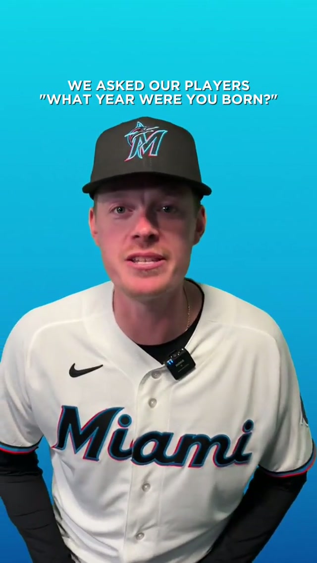 a team full of uncs & infants 👴🏼👶🏻 #mlb #marlins 