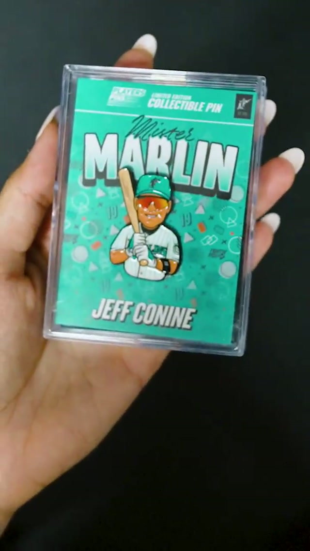 Who doesn’t love Mr. Marlin collectible merch 😍 

Grab yours this Saturday 4/18! 
#mlb #marlins #jeffconine 