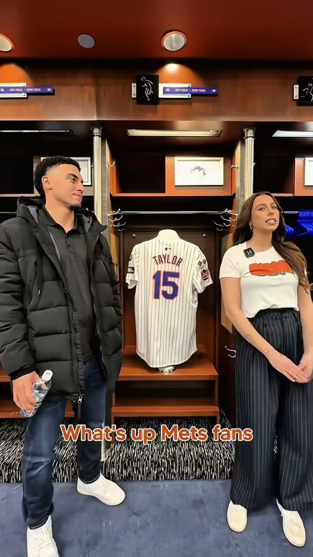 Tyrone Taylor talks about his game-worn jersey from the insane 2024 postseason 👀 #mets #mlb #gamewornjersey #tyronetaylor 