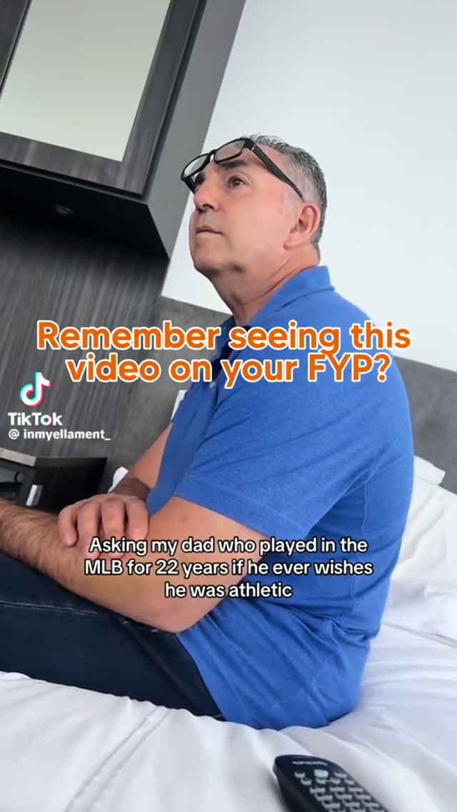 Hey @Ella Franco, your dad was VERY athletic. 😂 #mets #johnfranco #mlb 