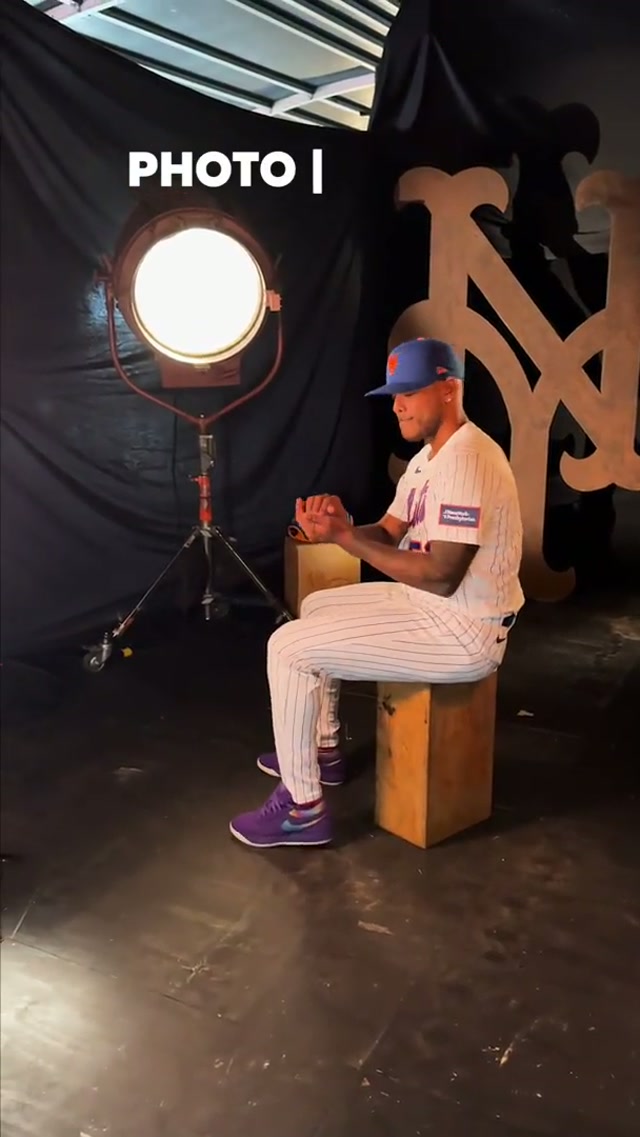 Behind-the-scenes of photo day 📸 #mets #springtraining #photoday #mlb #behindthescenes 