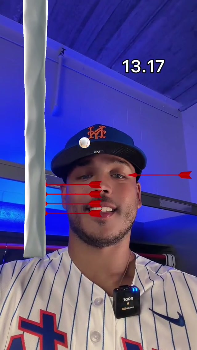 Freddy Peralta is an elite level TikTok gamer #mets #tiktokfilter #baseball 
