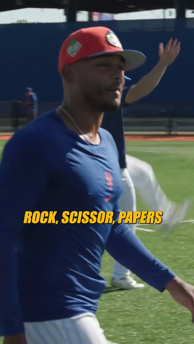 Rock, paper, scissors for a coffee? ☕️ Inside the Diamond Episode 1: New Beginnings presented by Anchin 💎 #mets #springtraining #mlb #coffee 