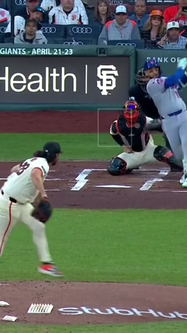 Bo Bichette turns on this one 😮 #mets #mlb #bobichette 