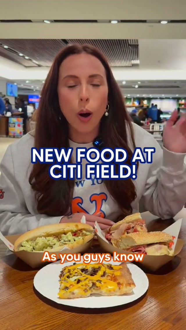 Check out these new food items at the ballpark 🤩🍕🥪 #CitiField #Mets #foodtok #foodie