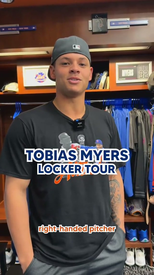 What's inside an MLB player's locker? ⚾ #mets #mlb #lockertour 