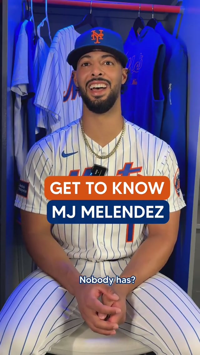 Get to know MJ Melendez! #mets #mlb #lgm #gettoknow 