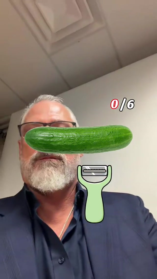 Introduced Shelty to TikTok games today! #filter #cucumber #mlb 