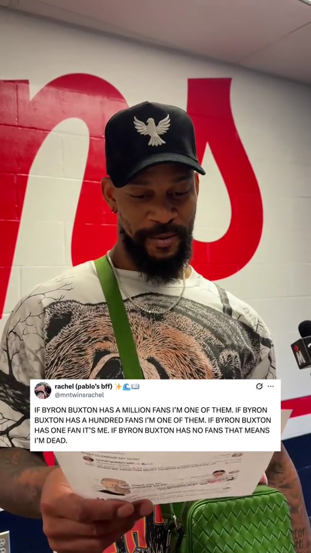 Admin fr after seeing Buck win his first Silver Slugger #byronbuxton #mlb #mntwins 