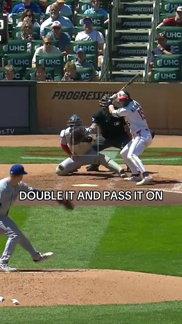 Keep it going 👏 #mlb #mntwins #doubles 