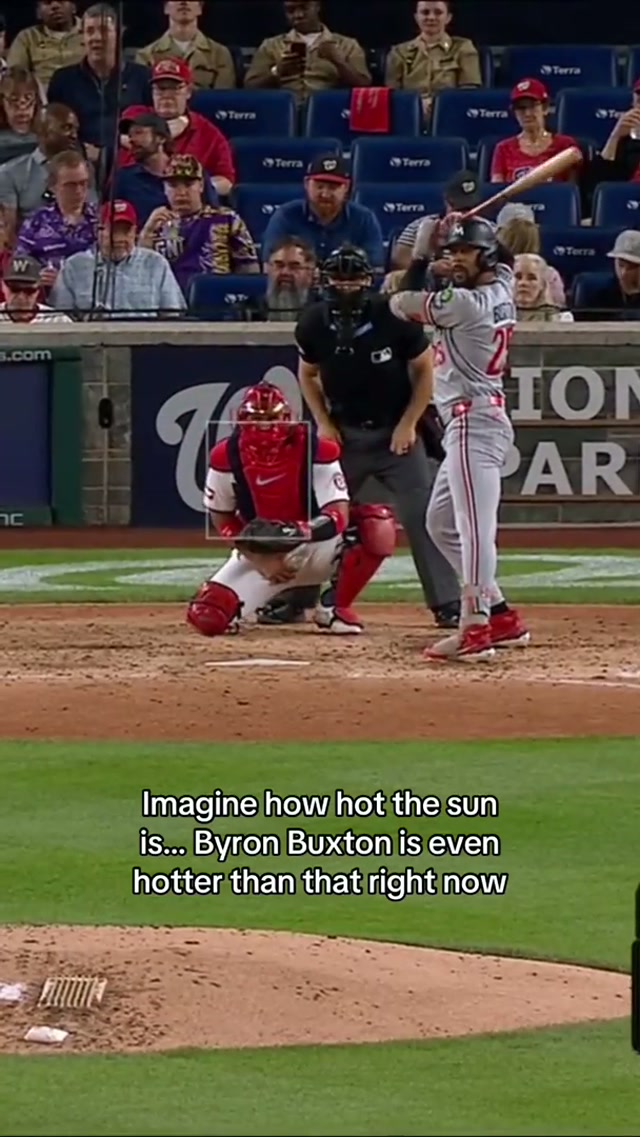 AL Player of the Week for a reason!!! #mlb #mntwins #byronbuxton 