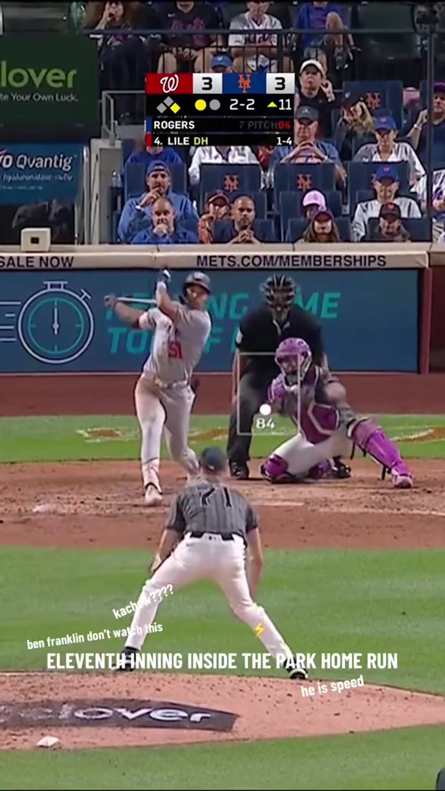 the homer is coming from inside the park …,. #mlb #baseball 