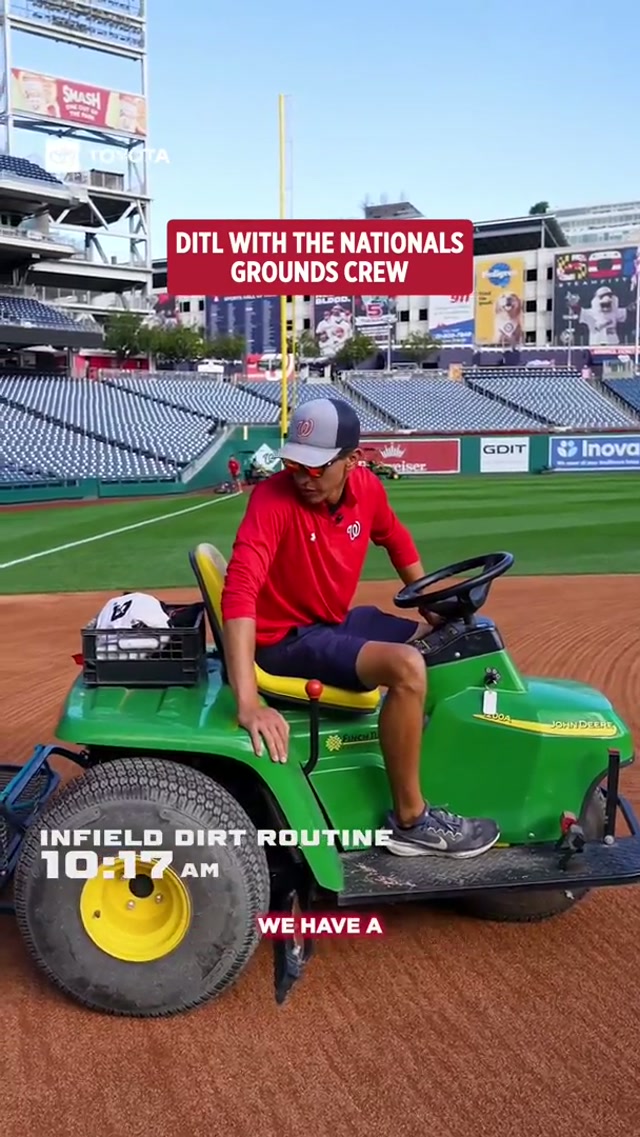 touched grass for this 😌🙏🚜

#mlb #ditl #bts #groundscrew 