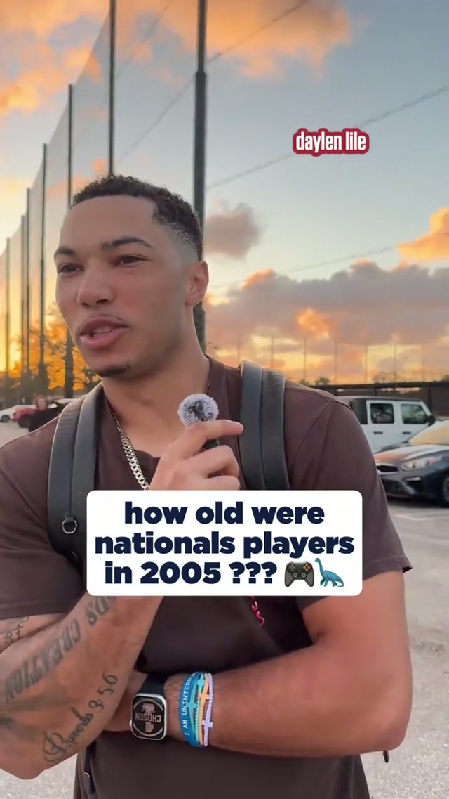 do they even REMEMBER the year 2005 😭 

#qotd #dinosaurs #babies #mlb #springtraining 