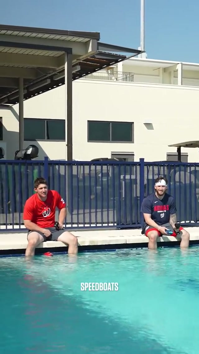 lil boat chaos ⛵️ #mlb #springtraining #bts #boatracing #natitude