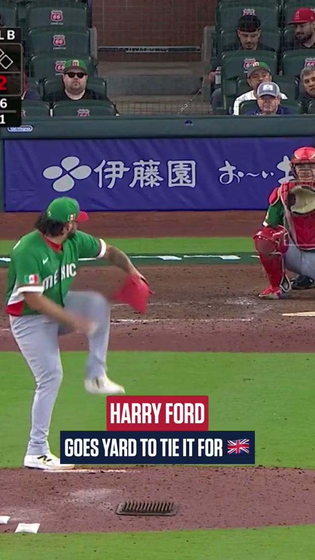 WBC KING, HARRY FORD 👑 #mlb #wbc #worldbaseballclassic #greatbritainbaseball
