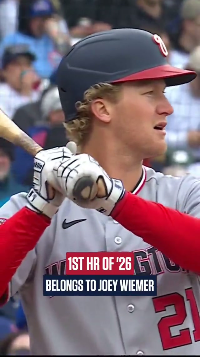 OPENING DAY DINGERS 😊↕️ #mlb #baseball #homerun #washingtonnationals