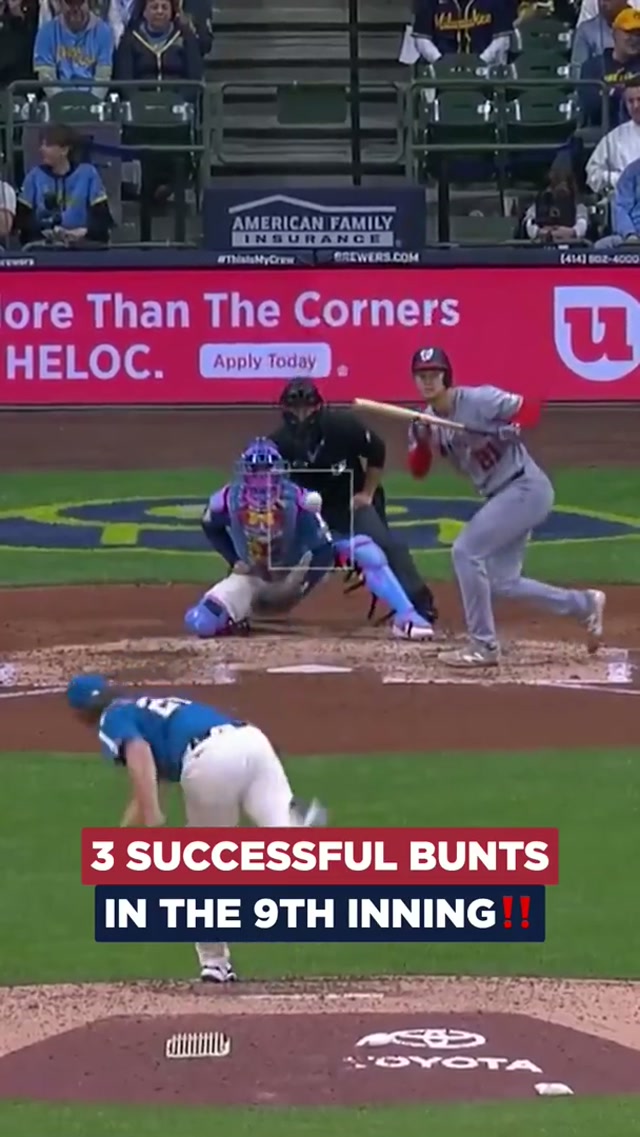 the anti bunt community will not be pleased #mlb #baseball #smallball #bunts