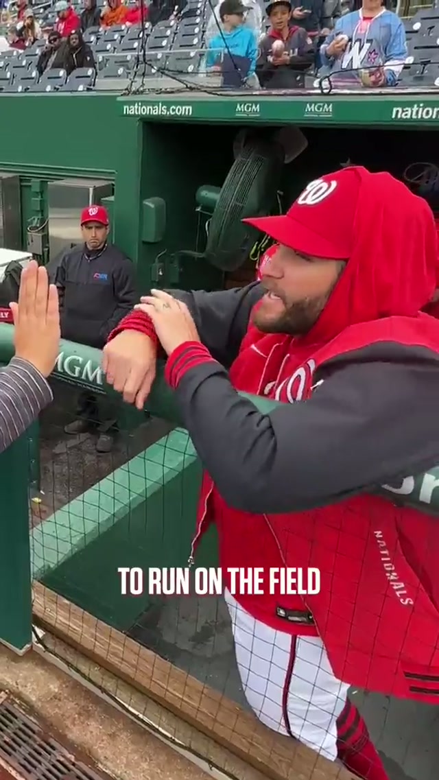 kid is going places (the probably-non-existent jail at nats park) #crime #mlb #bts #silly