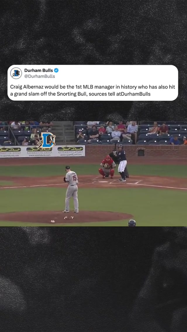 Big if true @Durham Bulls 👀

#homer #homerun #dingers #baseball #orioles #mlb #milb #manager