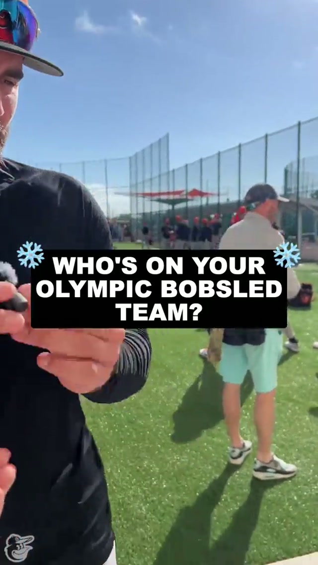 what if I told you we were putting a team together?
#orioles #springtraining #bobsled #mlb #baseball #olympics