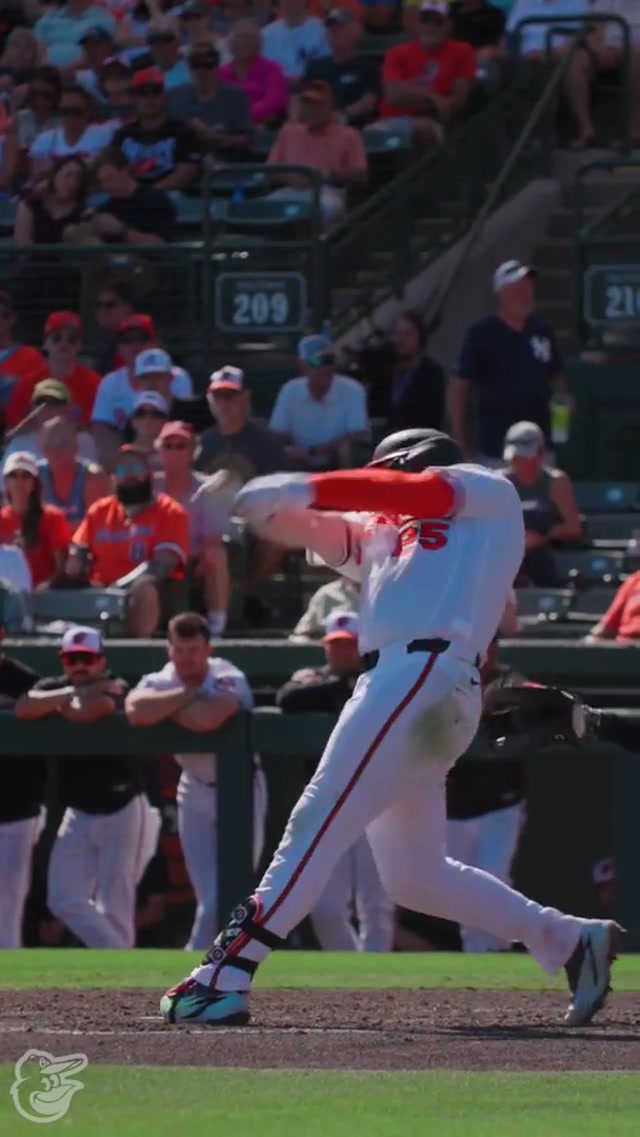 Fire us up, Pete 🔥

#petealonso #orioles #springtraining #homerun #MLB 