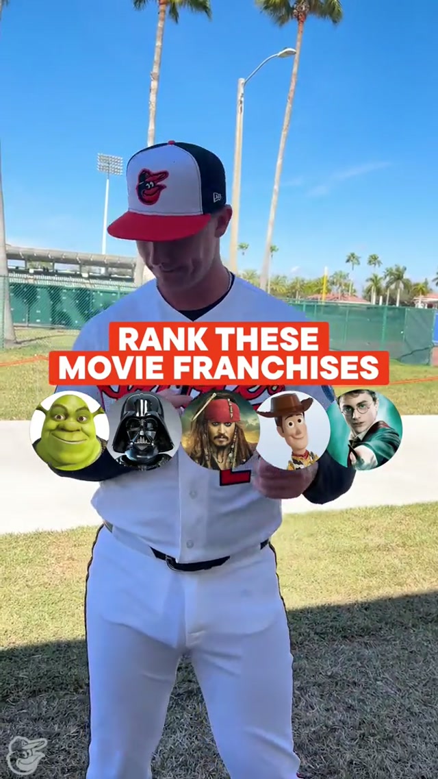 Ranking some iconic movie franchises ahead of tonight’s Oscars 🎬

#orioles #movies #oscars #starwars #MLB 