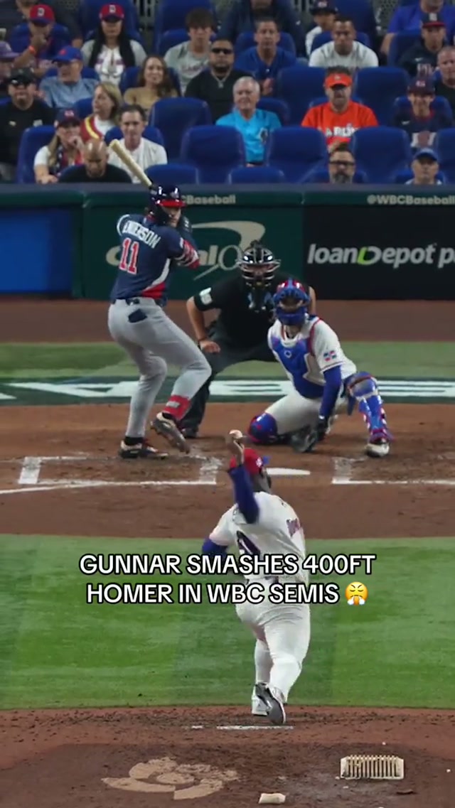 You LOVE to see it 🔥

#gunnarhenderson #wbc #teamusa #homerun #MLB 