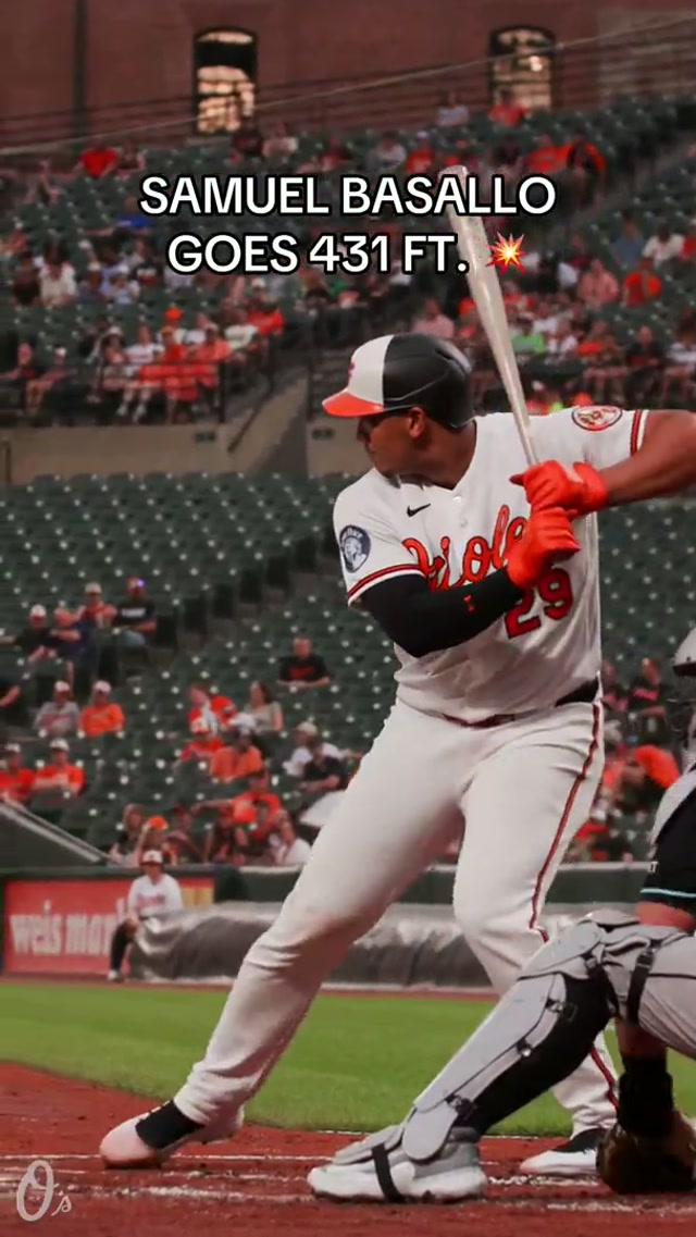¡Basallo la bomba!

#samuelbasallo #homerun #orioles #mlb #camdenyards 