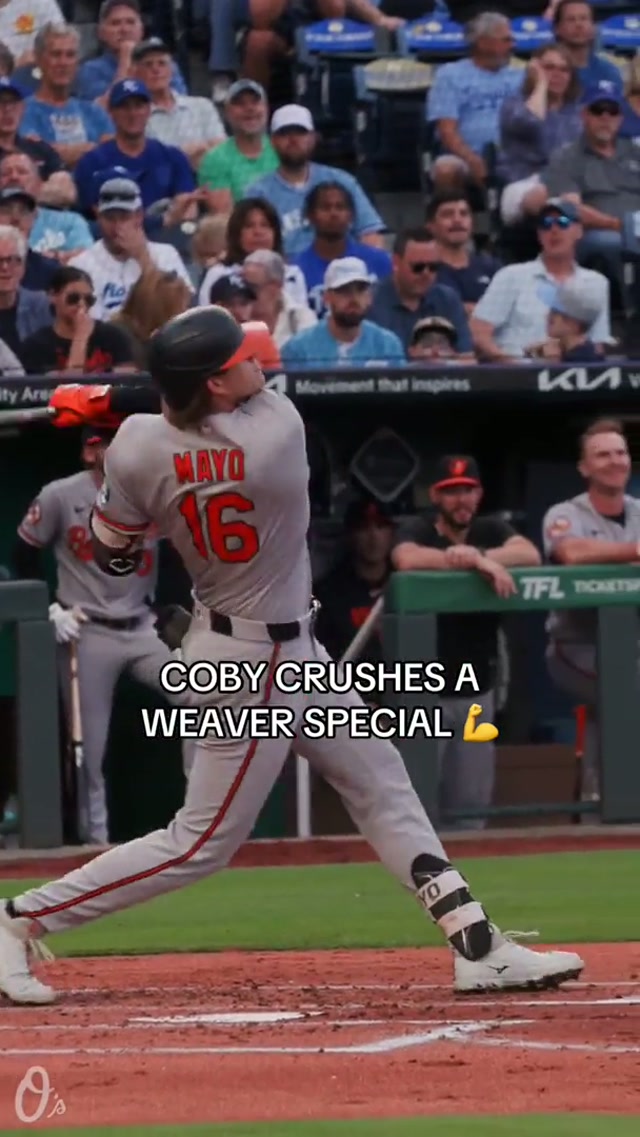 One home run, extra Mayo.

#cobymayo #homerun #orioles #mlb #baseball 