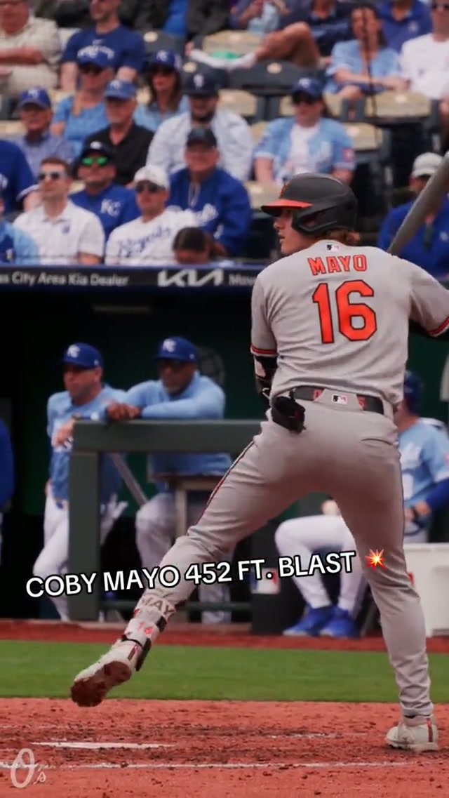 Mayo we interest you in another home run?

#orioles #homerun #cobymayo #mlb #baseball 