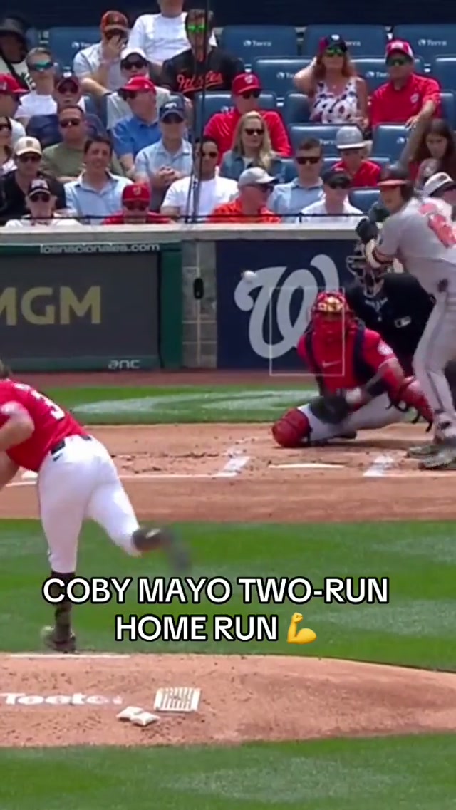 To whom it Mayo concern: 💥

#homerun #baseball #orioles #mlb 