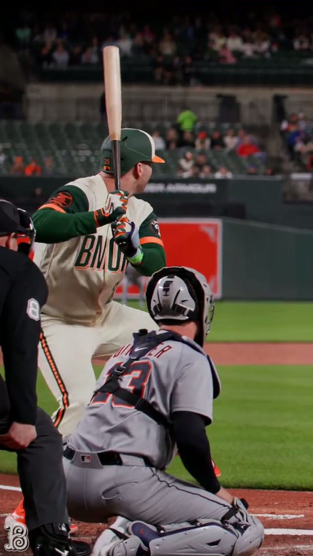A three-peat 👐 

#mlb #baseball #homerun #orioles 