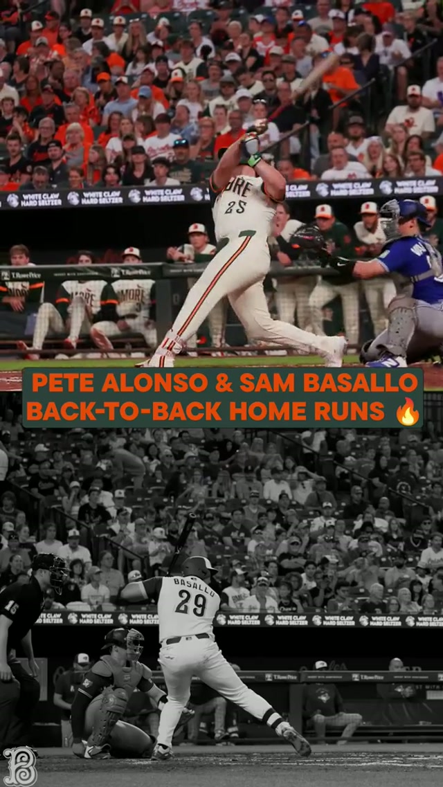 Back-to-back bombs 💣 💣 #orioles #homerun #baseball #mlb 