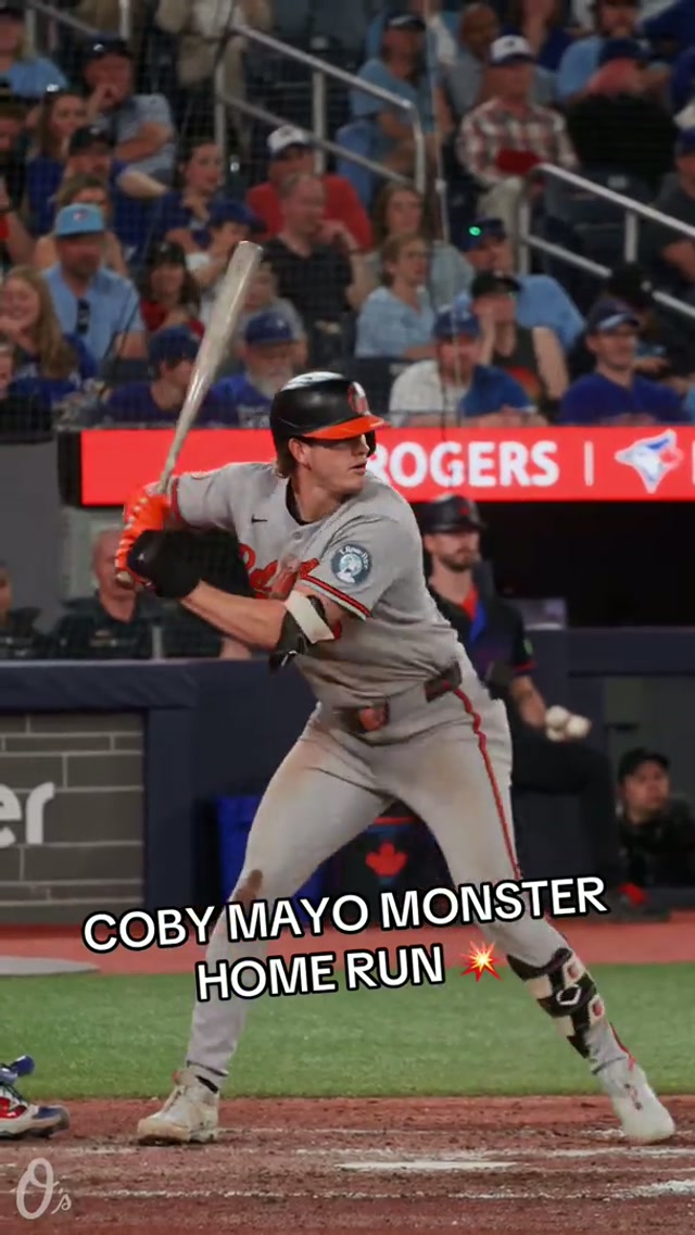 A Mayo club 💥 #homerun #orioles #mlb 