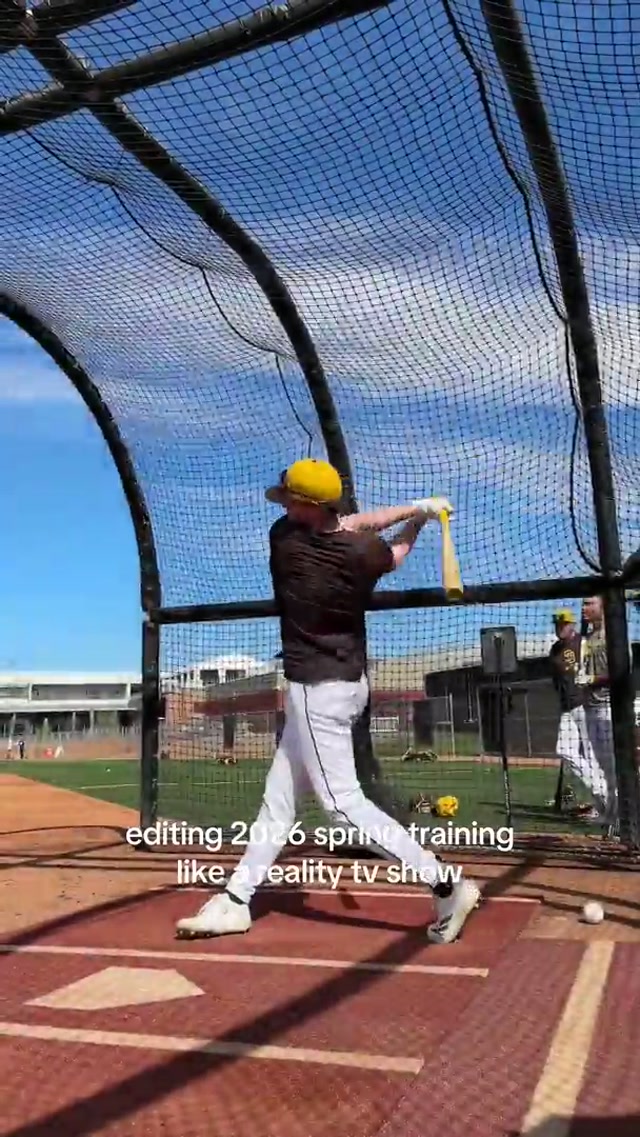 shh, our show is on 👀 #MLB #Padres #sandiego #baseball #realitytv 