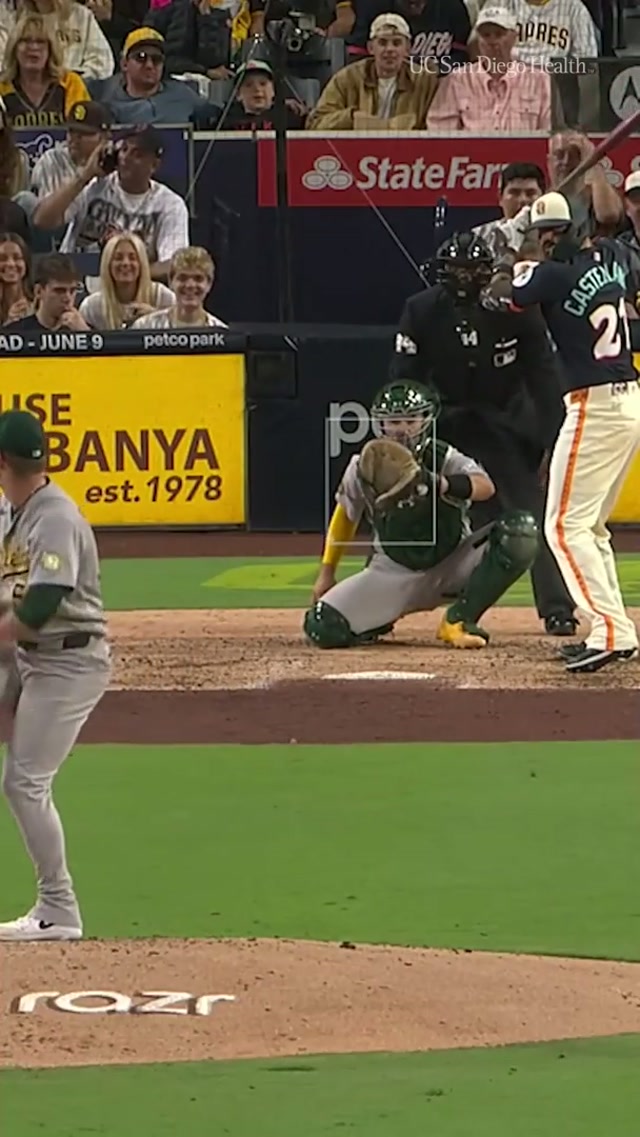 Casty Strikes Back 😤 #mlb #baseball #homerun #padres #cityconnect 