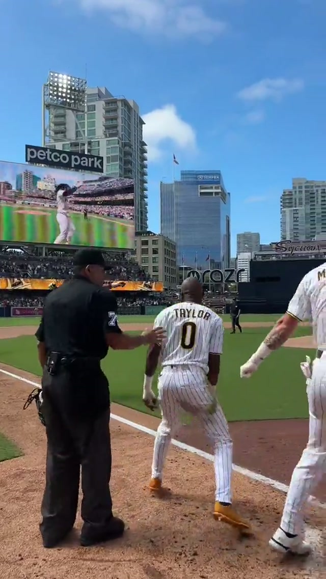 transcending the game 🙂‍↕️ #MLB #padres #walkoff #baseball 