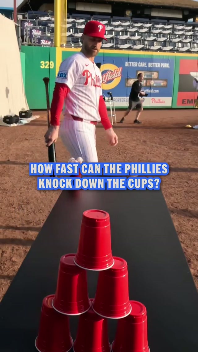 It’s harder than it looks 😂 #sportstiktok #mlb #phillies 