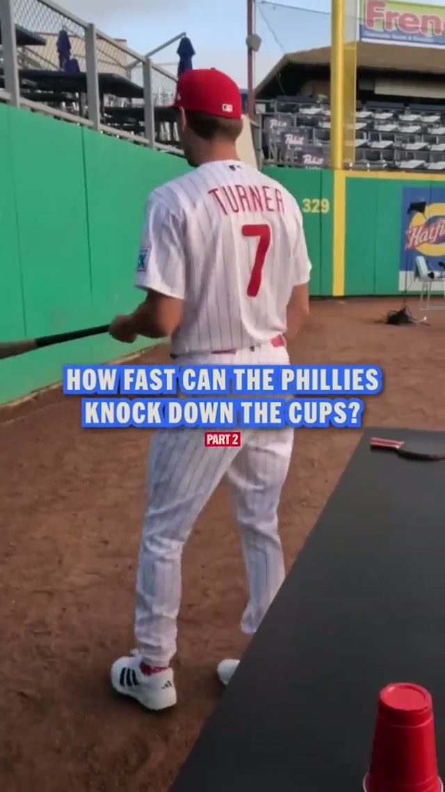 Round 2: Schwarber, Kemp, Marchán, Luzardo and Stott! 🏓 #mlb #pingpong #sportstiktok 