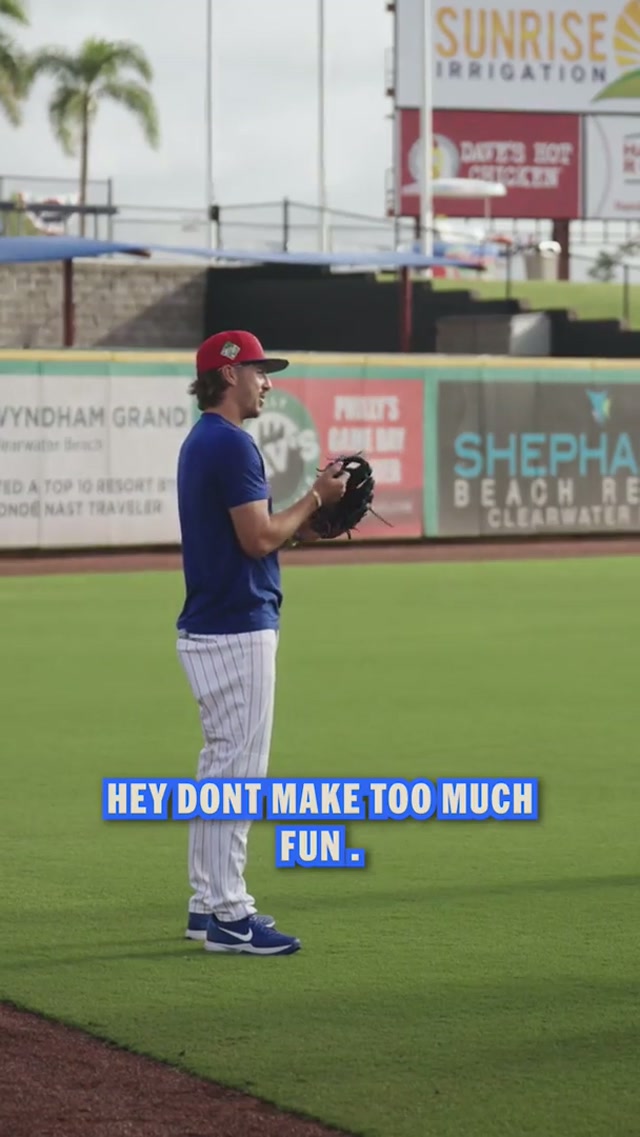 Bryson Stott is hilarious 🤣 Mic’d up in Clearwater! #sportstiktok #mlb #micdup 