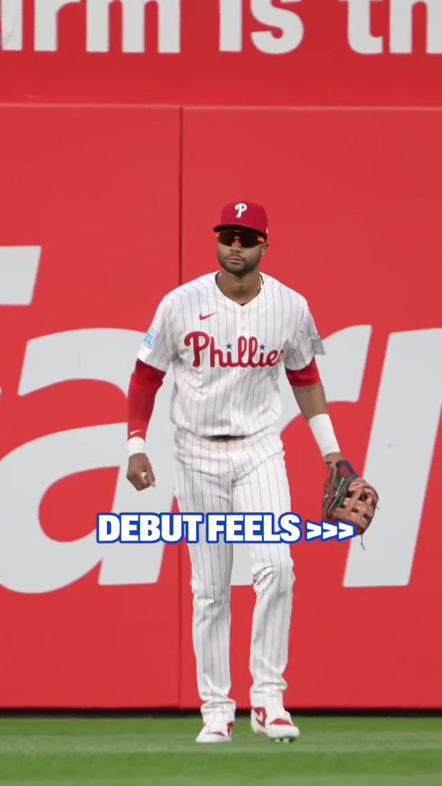 Take it all in kid ❤️ #MLB #Phillies #OpeningDay #JustinCrawford #Debut 
