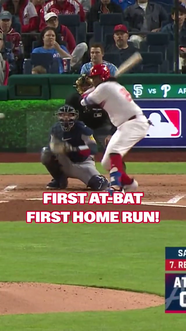 HOW BOUT THAT FOR A @MLB DEBUT #mlb #phillies #sportstiktok 